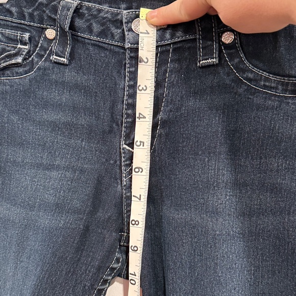 True Religion Low Rise Y2K Dark Wash Skinny Jeans - Picture 13 of 14